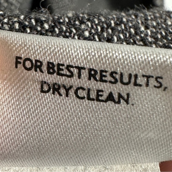 Eileen Fisher jacket/blazer sz 1X black heather, linen blend, raw edges - Picture 2 of 12